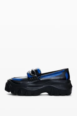 Mocasines chunky cuero