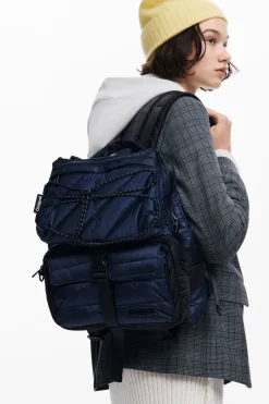 Mochila acolchada multibolsillo