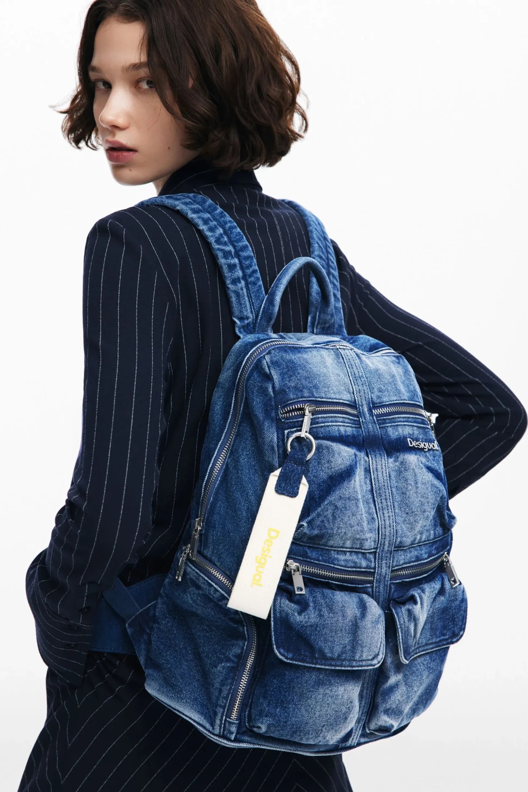 Mochila L denim