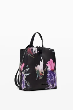 Mochila mini efecto piel