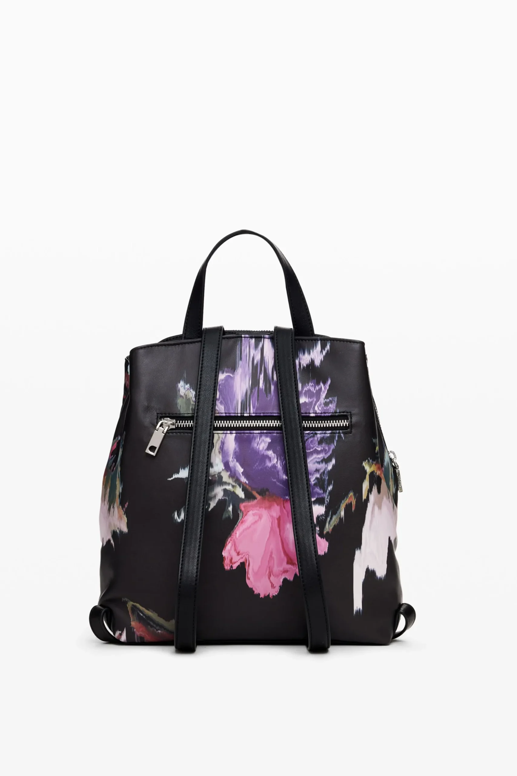 Mochila mini efecto piel