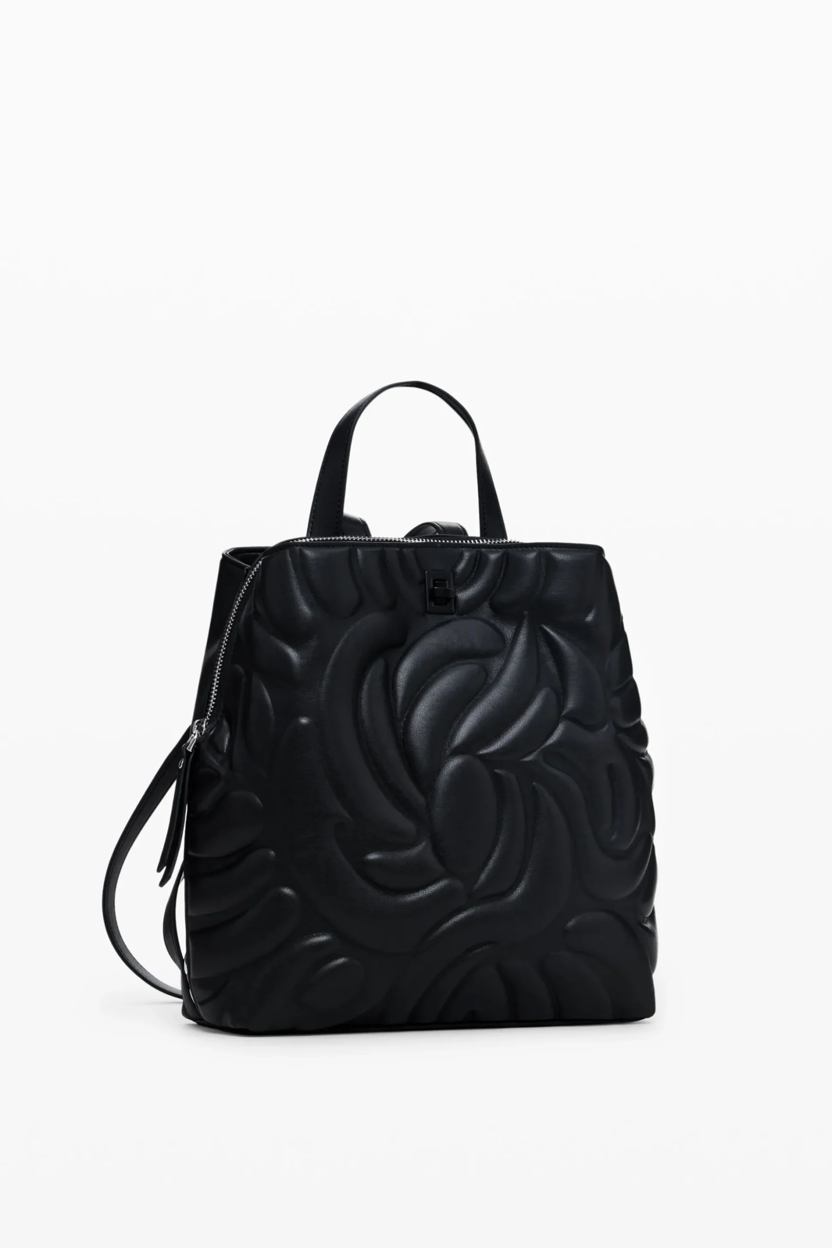 Mochila mini flores geometría