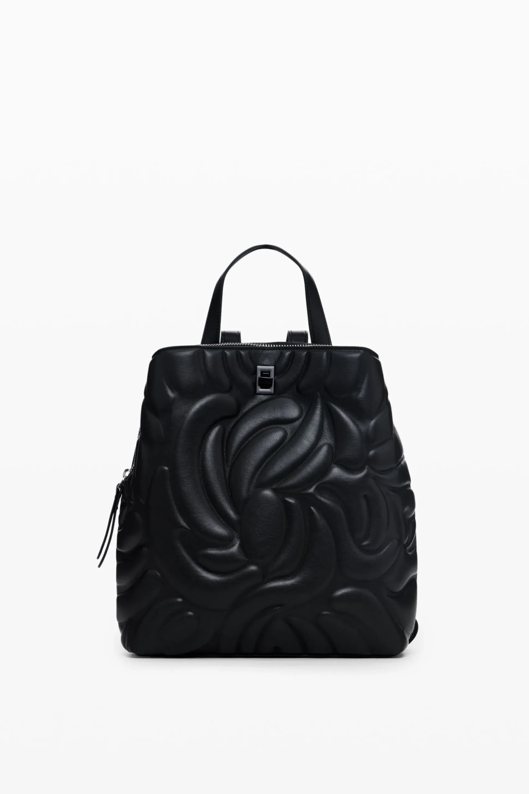 Mochila mini flores geometría