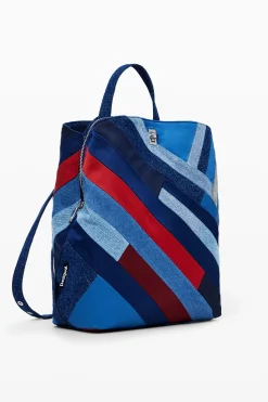 Mochila parches denim