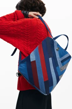 Mochila parches denim