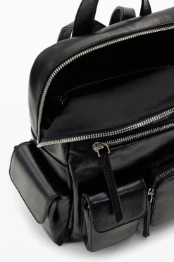 Mochila piel M bolsillos