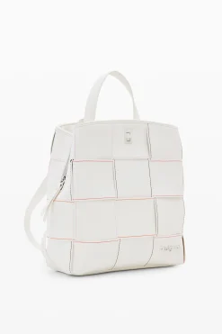Mochila S trenzada pespuntes