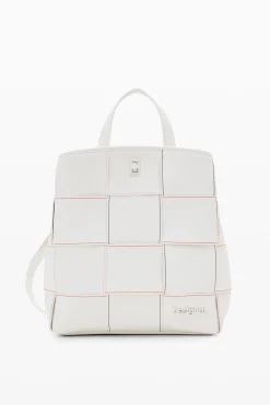Mochila S trenzada pespuntes