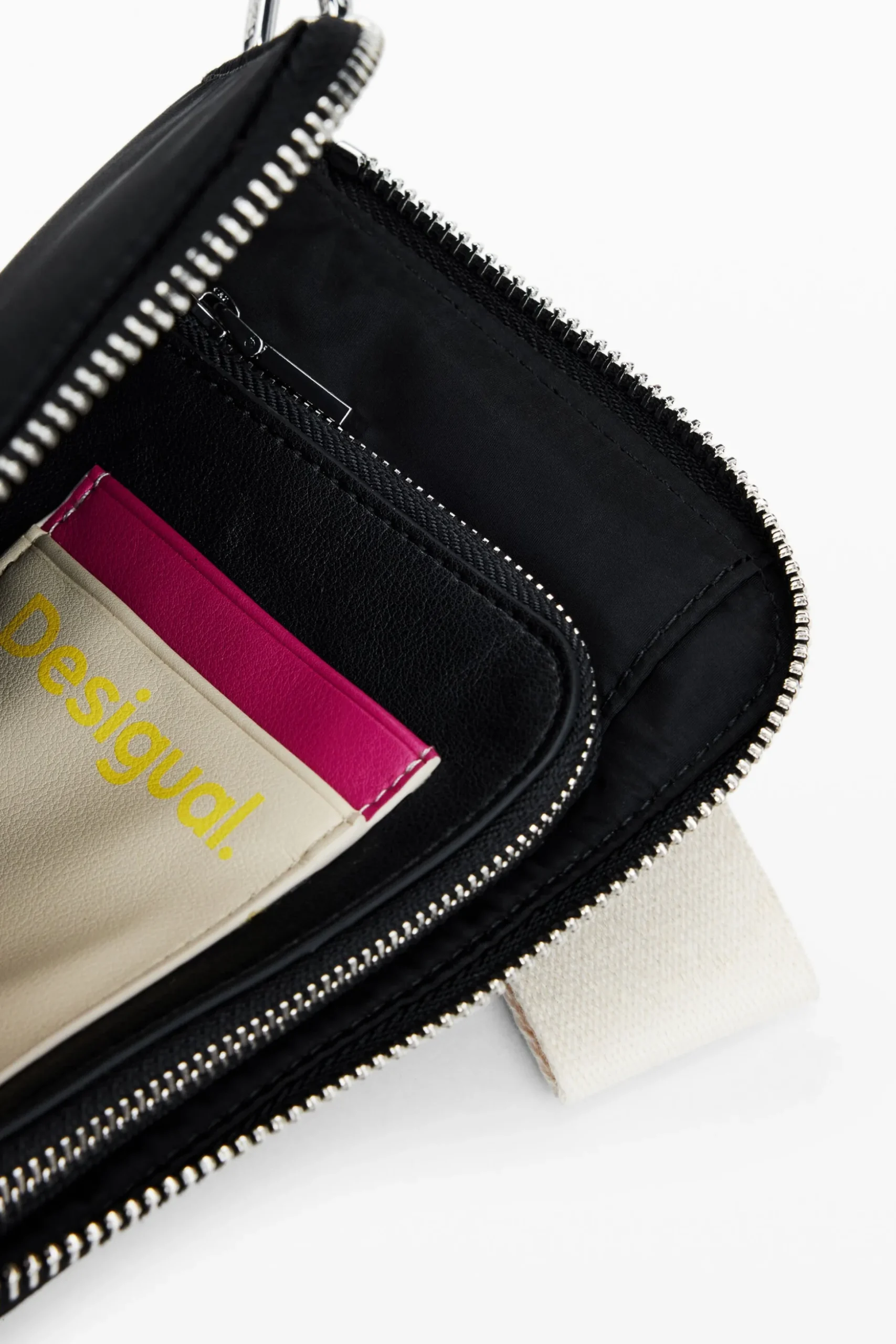 Monedero de nylon cremallera