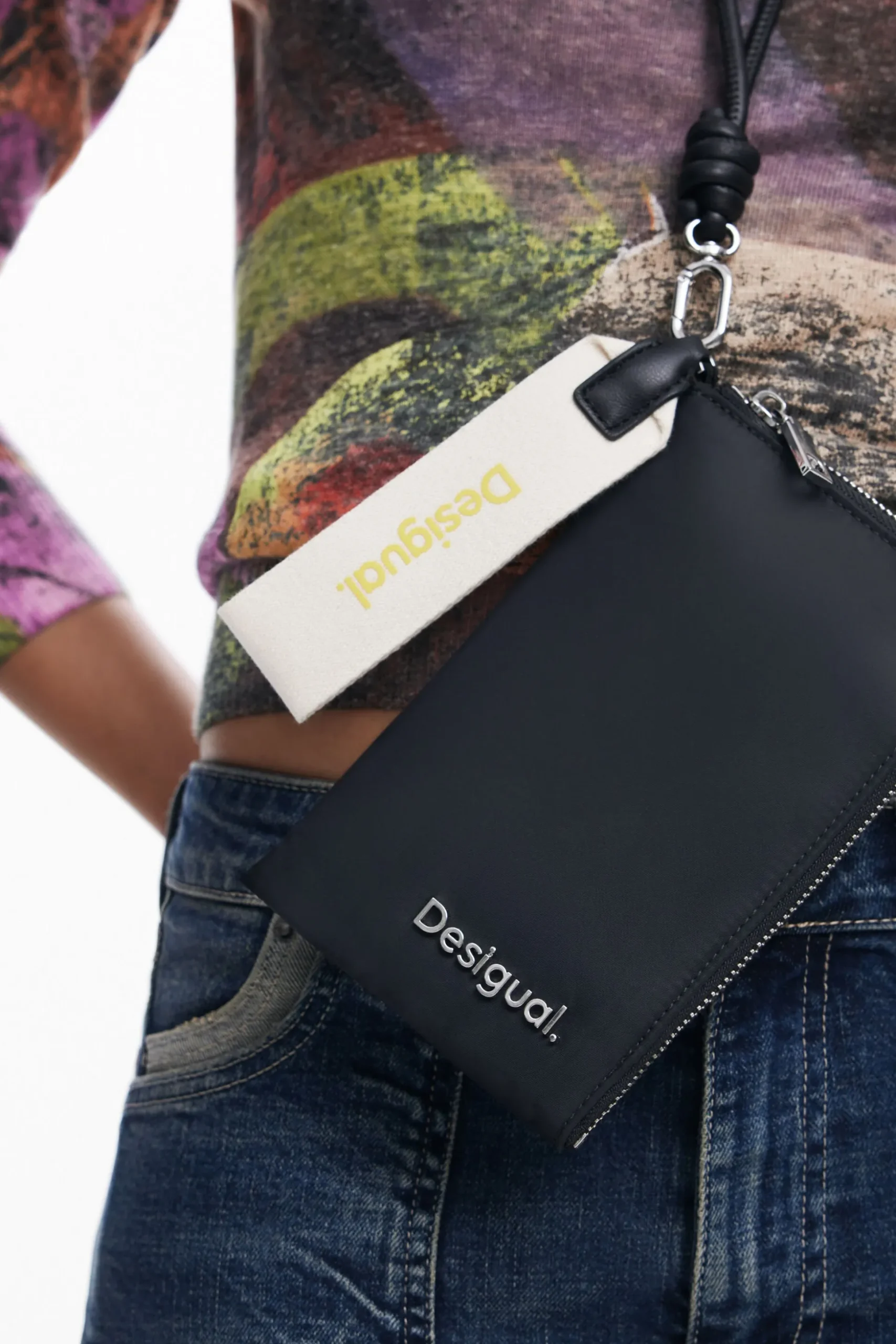 Monedero de nylon cremallera