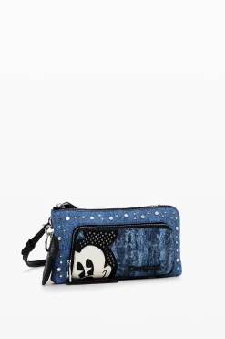 Monedero L denim Mickey Mouse