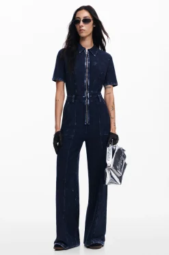 Mono denim efecto lavado