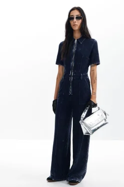 Mono denim efecto lavado