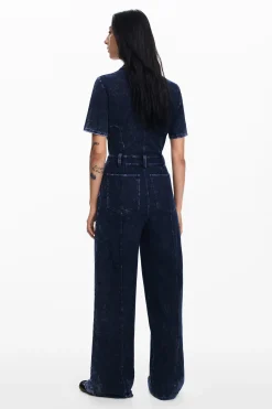 Mono denim efecto lavado