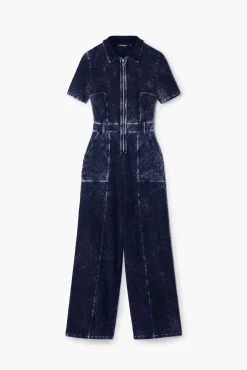 Mono denim efecto lavado