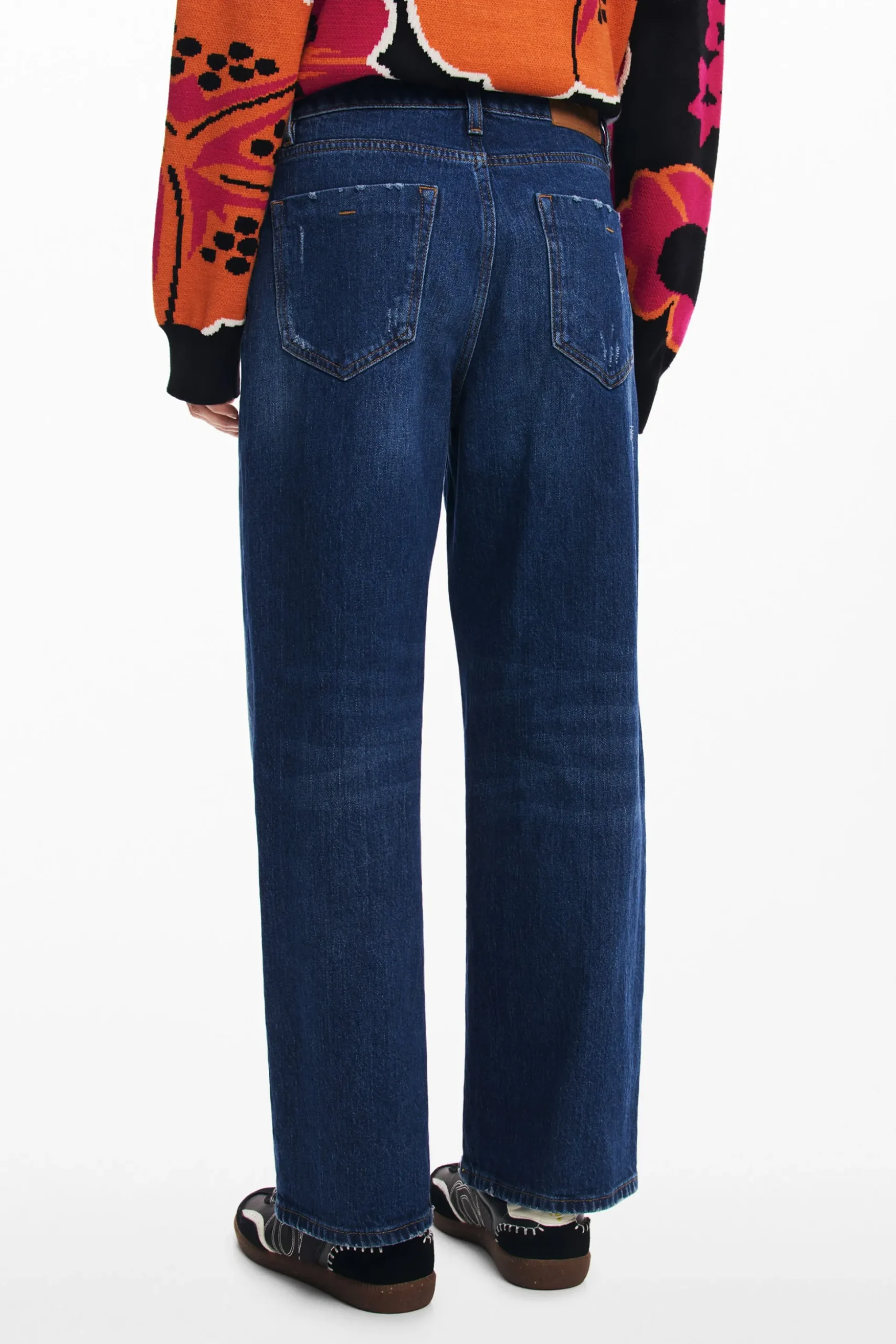 Pantalón culotte denim