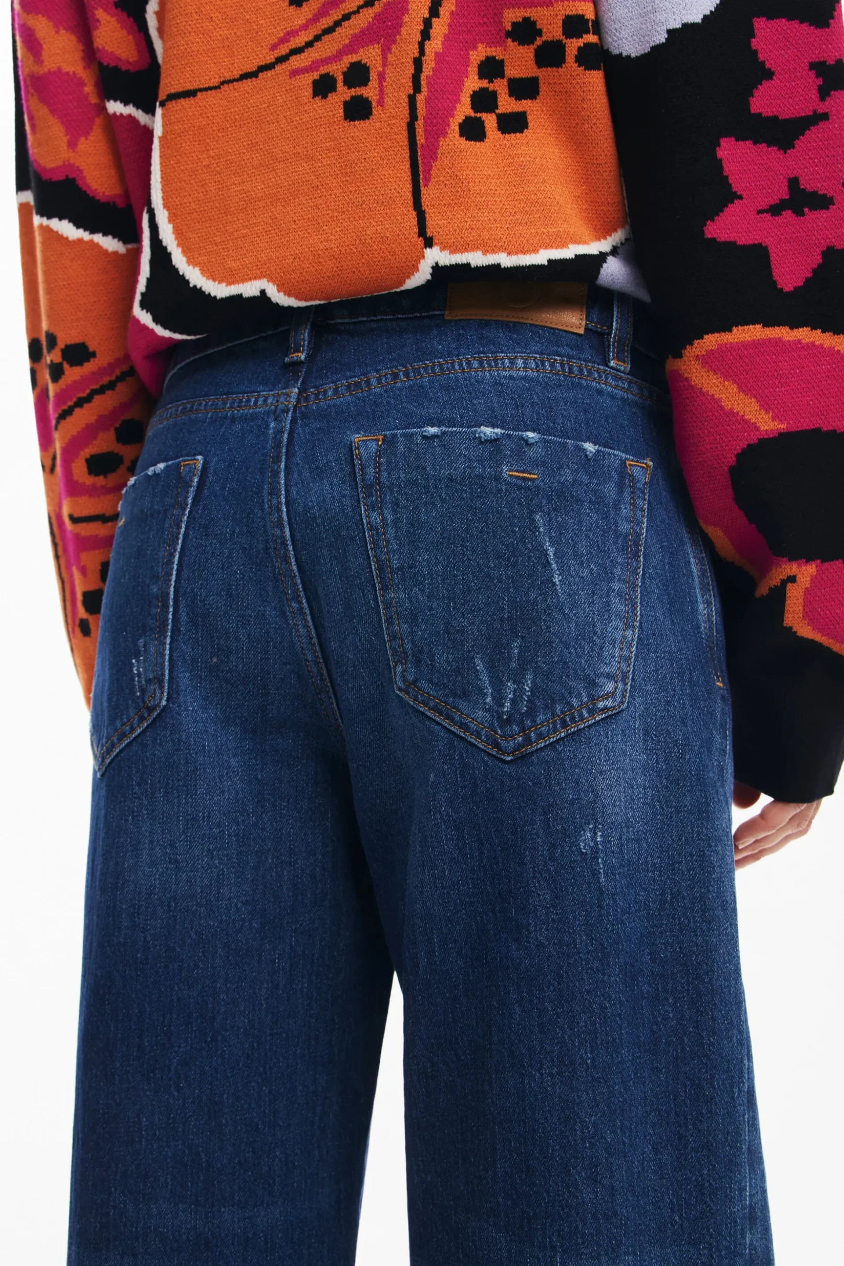 Pantalón culotte denim