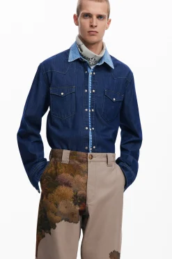 Pantalón estampado flores