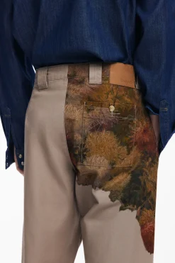Pantalón estampado flores