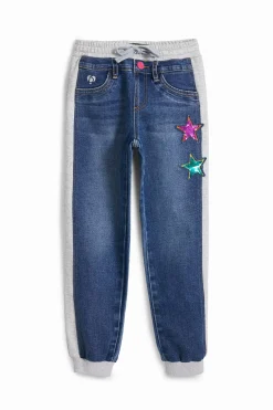 Pantalón jogger canalé estrellas