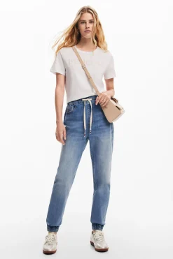 Pantalón jogger denim