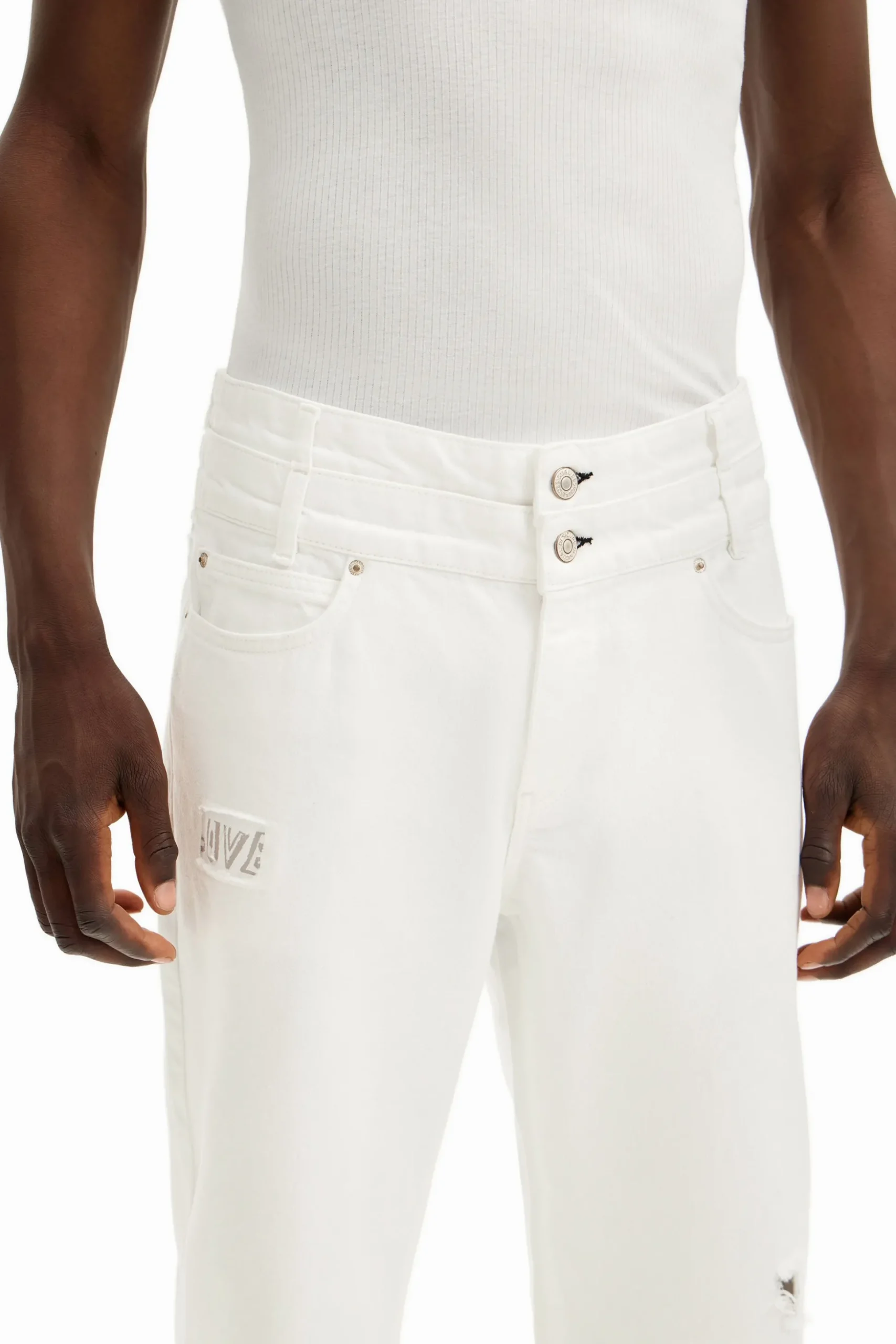 Pantalón largo denim