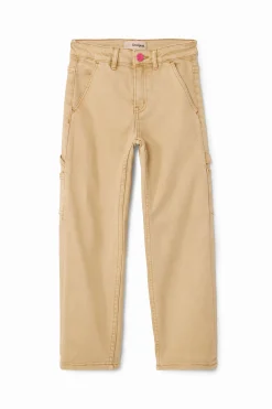 Pantalón recto denim