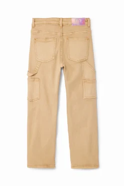 Pantalón recto denim