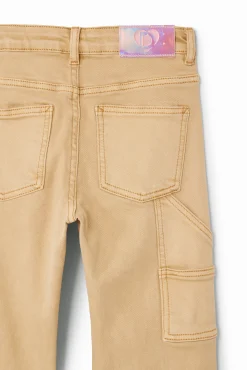 Pantalón recto denim