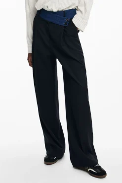 Pantalón sastre combinado