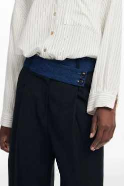 Pantalón sastre combinado