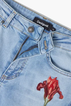 Pantalón vaquero rosa