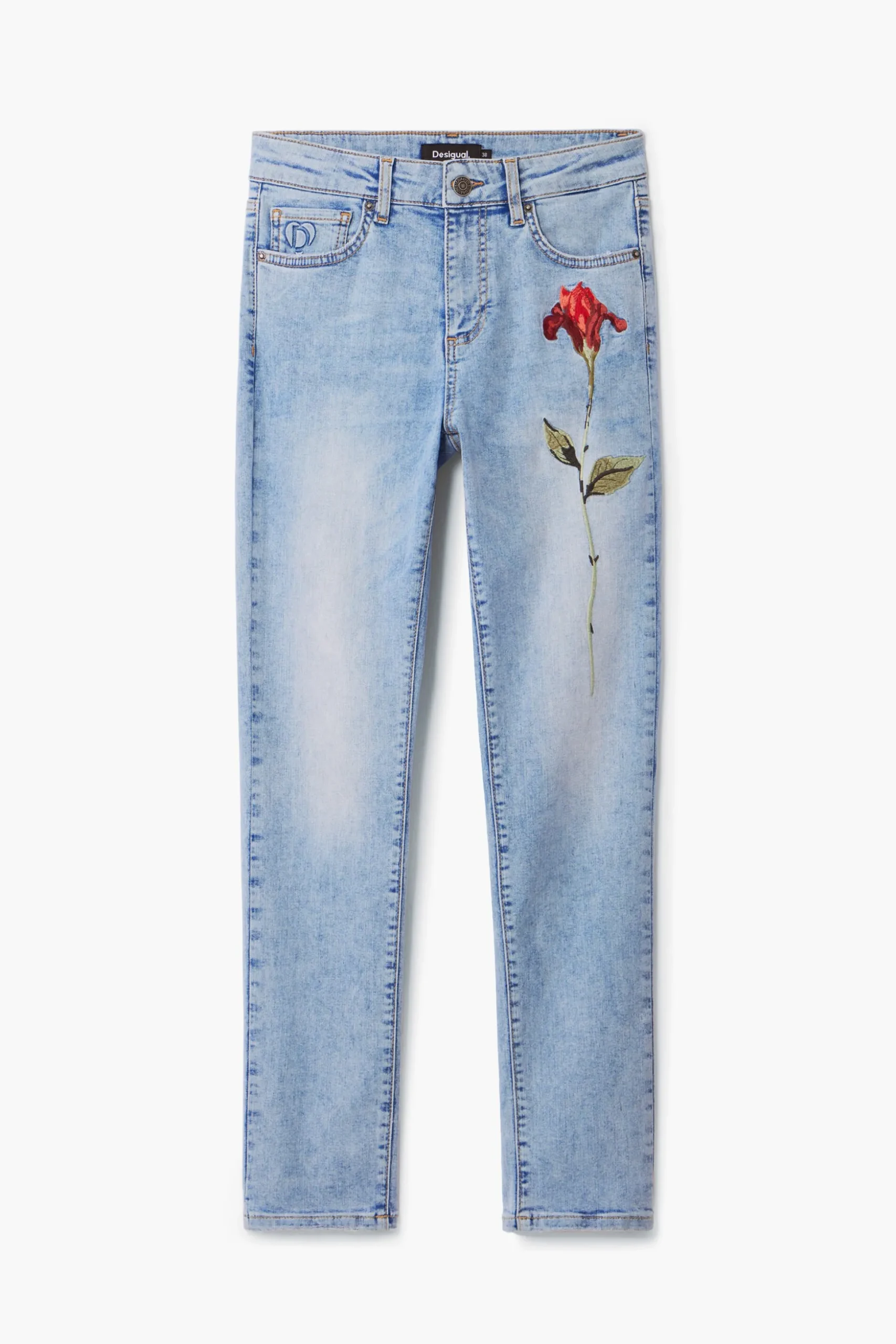 Pantalón vaquero rosa