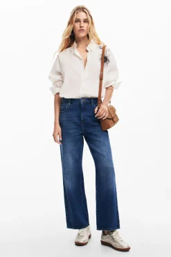 Pantalones culotte rosa