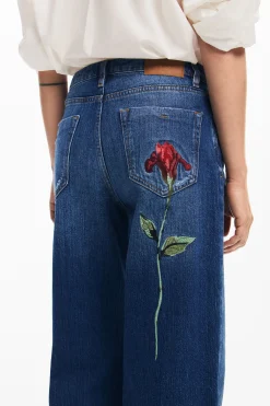 Pantalones culotte rosa