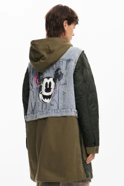 Parca híbrida capucha Mickey