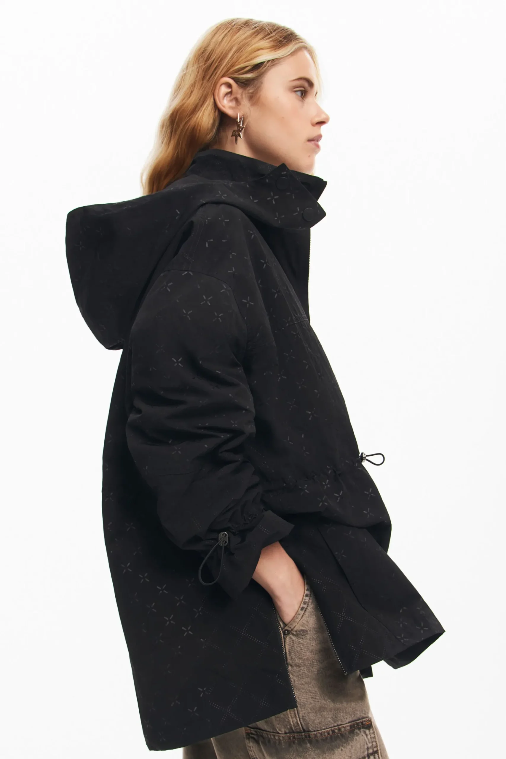 Parka impermeable capucha