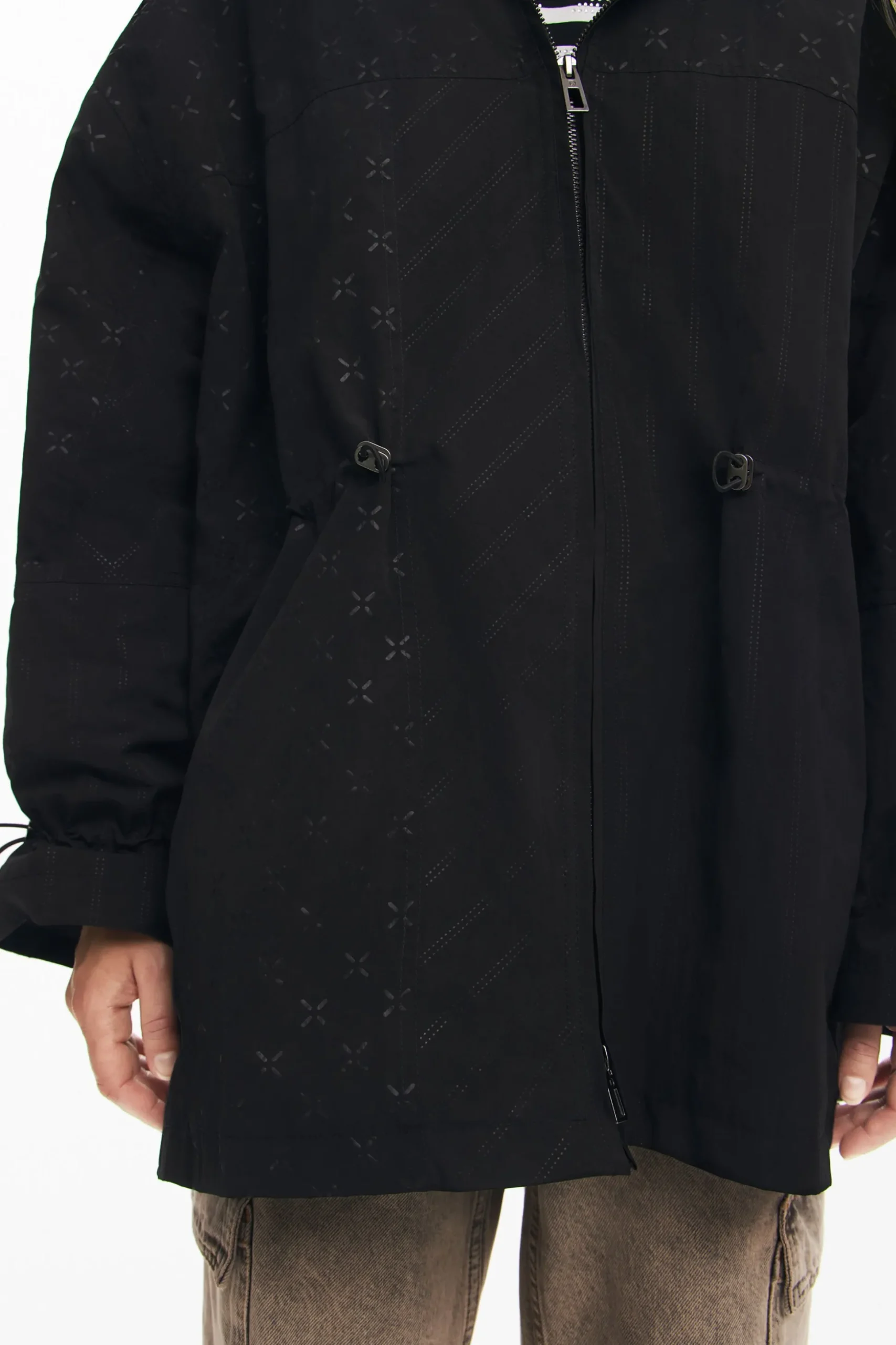 Parka impermeable capucha
