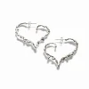 Pendientes corazón baño plata Zalio
