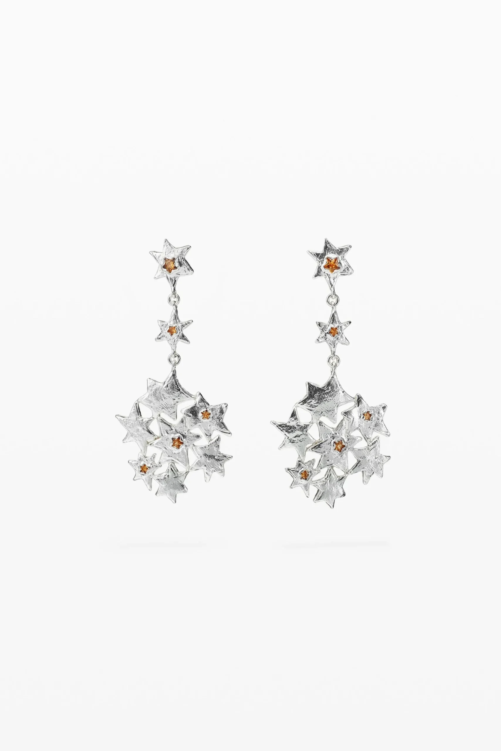 Pendientes largo formación de estrellas Zalio