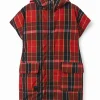 Poncho chaleco tartán