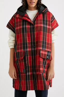 Poncho chaleco tartán