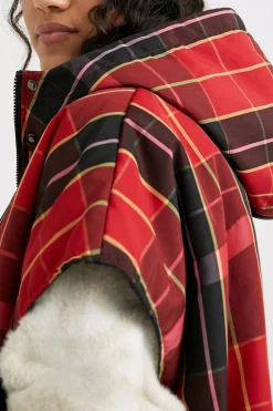 Poncho chaleco tartán