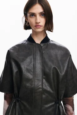 Poncho efecto piel