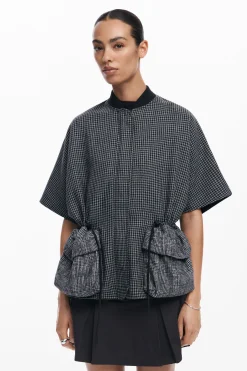 Poncho pata de gallo