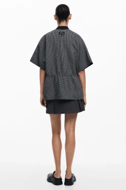 Poncho pata de gallo