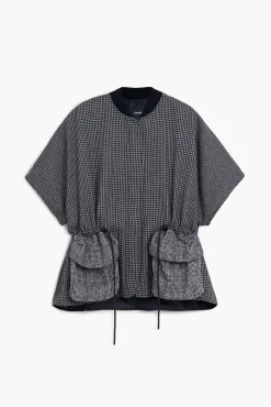 Poncho pata de gallo