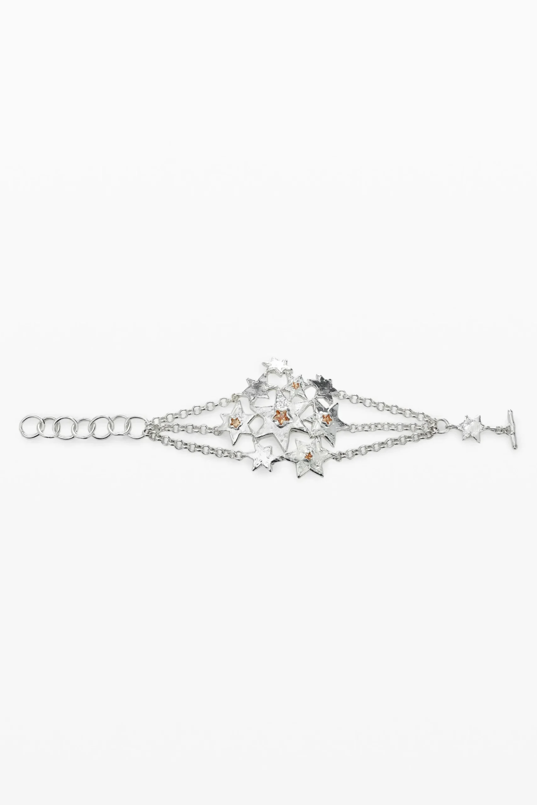 Pulsera de cadenas estrellas Zalio