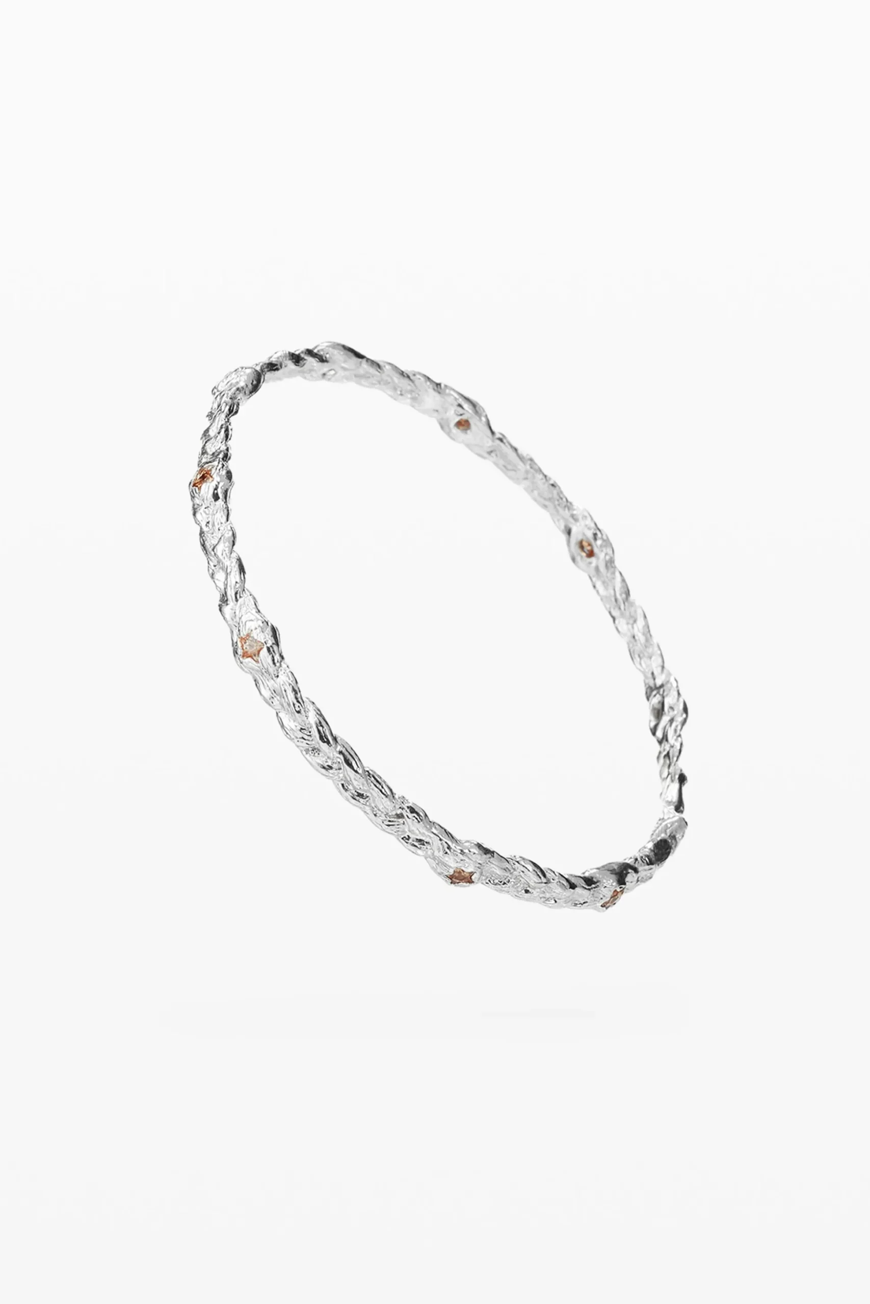 Pulsera de estrellas baño plata Zalio