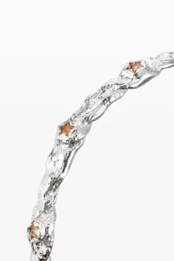 Pulsera de estrellas baño plata Zalio